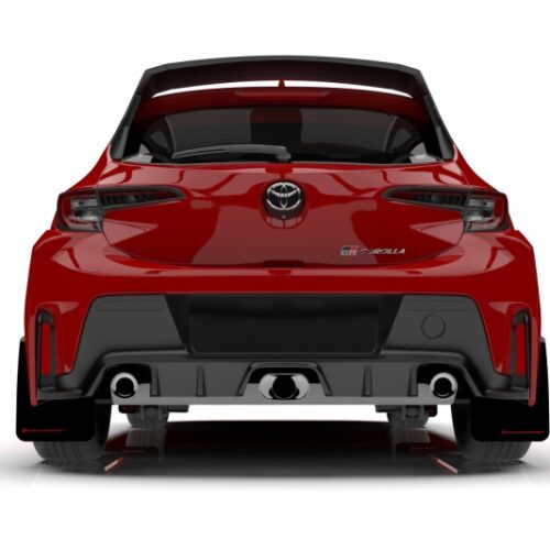 Rally Armor 23-26 Toyota GR Corolla Black Mud Flap w/Light Blue Logo - Image 8