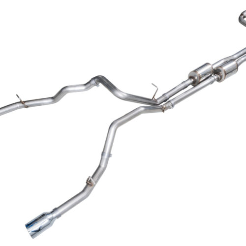 Alternative view of AWE Tuning Cat-Back Exhaust w/ Chrome Silver Tips for 2025+ RAM 1500 3.0TT Rebel 0FG