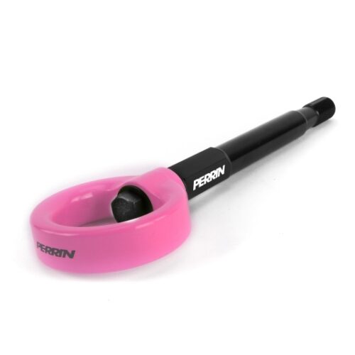 PERRIN 22-26 Subaru WRX / 18-23 Crosstrek / 17-23 Impreza Forester Tow Hook Kit (Front) - Hyper Pink