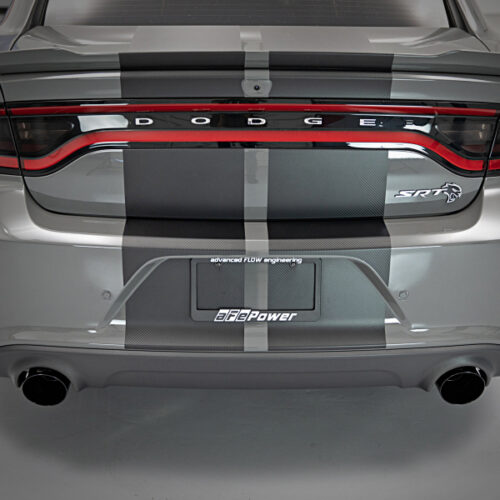 aFe Power MACH Force-XP 4-1/2in Black OE Replacement Exhaust Tips - 15-19 Dodge Charger/Hellcat - Image 6