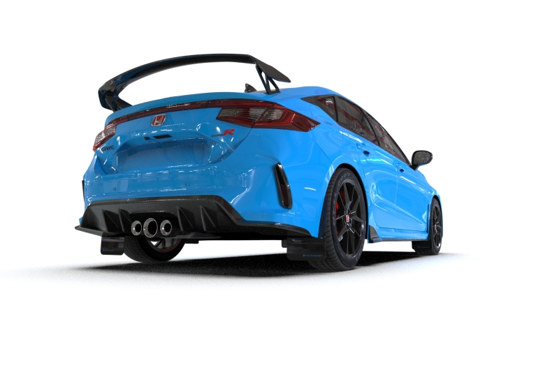 Rally Armor 23-26 Honda Civic Type R Black Mud Flap Grey Logo - Image 4