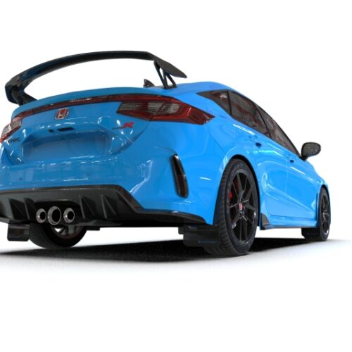 Rally Armor 23-26 Honda Civic Type R Black Mud Flap White Logo - Image 5