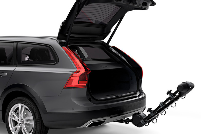Thule Apex XT 4 - Hanging Hitch Bike Rack w/HitchSwitch Tilt-Down (Up to 4 Bikes) - Black - Image 4