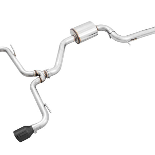 AWE Tuning Track Edition Exhaust - Diamond Black Tips for VW MK7 GTI