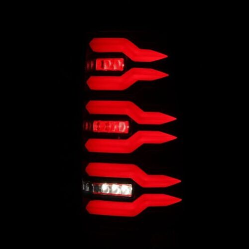 AlphaRex 99-06 Chevrolet Silverado/99-06 GMC Sierra LUXX-Series LED Tail Lights - Black/Red - Image 7
