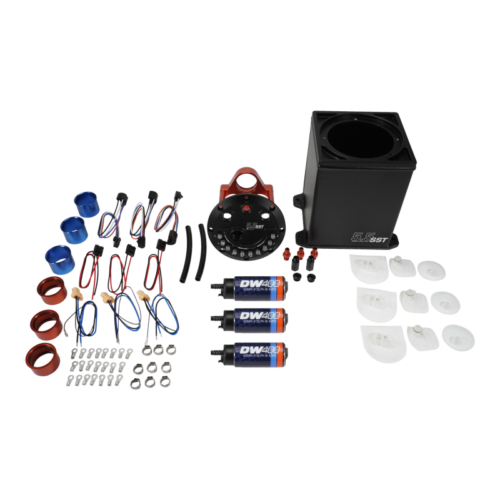 Alternative view of DeatschWerks 5.5L Modular Surge Tank Includes 3 DW400 Fuel Pumps