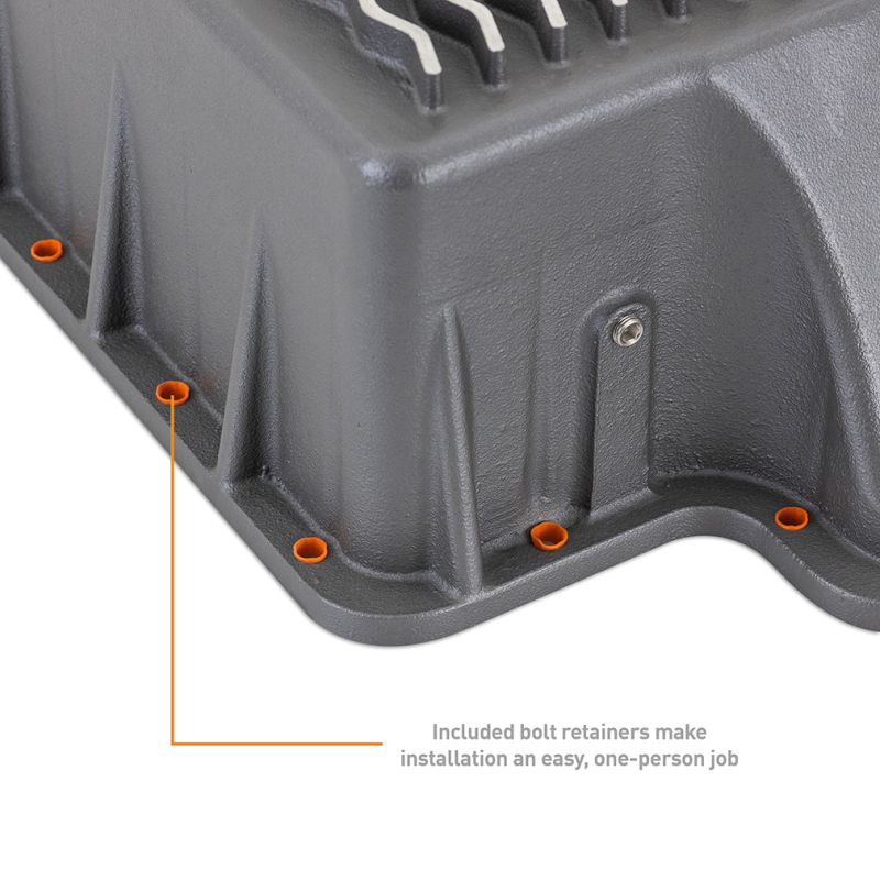 Mishimoto 89-10 Powerstroke E4OD 4R100 5R110 Trans Pan Cast GR - Image 6