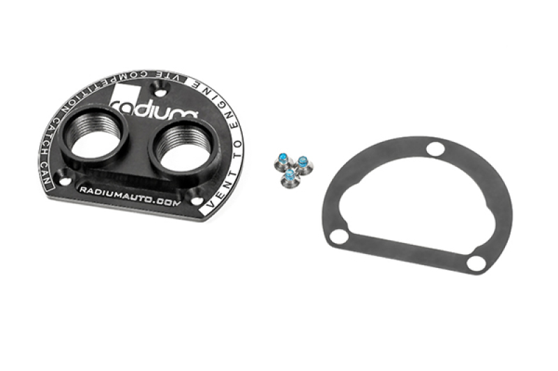Radium Engineering VTA to VTE Competition Catch Can Adapter - 10AN Orb Ports