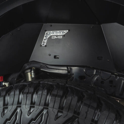 DV8 Offroad 21-25 Ford Bronco Rear Aluminum Inner Fenders - Black - Image 9