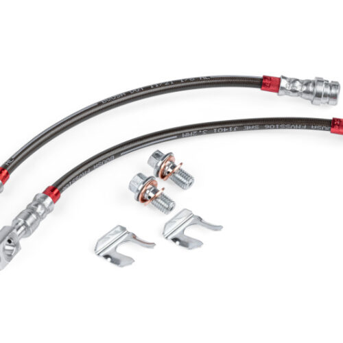 APR 15-24 Volkswagen GTI/19-24 Volkswagen Jetta Braided Stainless Steel Brake Line Set - Rear