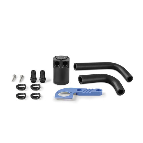 Mishimoto Baffled Oil Catch Can - Yas Marina Blue for 15-20 BMW F8X M3/M4