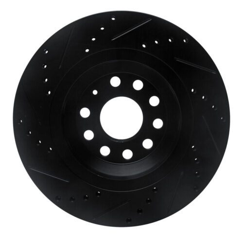 DFC 06-25 Audi S3 (USA/Canada) Rear Right Drilled & Slotted Black Brake Rotor - Image 5