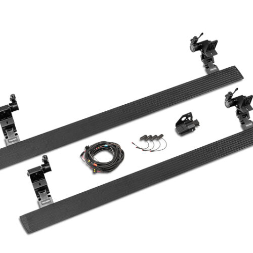 RealTruck 19-24 Ram 1500 Crew Cab 4dr VoltStep Electric Running Board Kit (No Drill) - Tex. Blk - Image 3