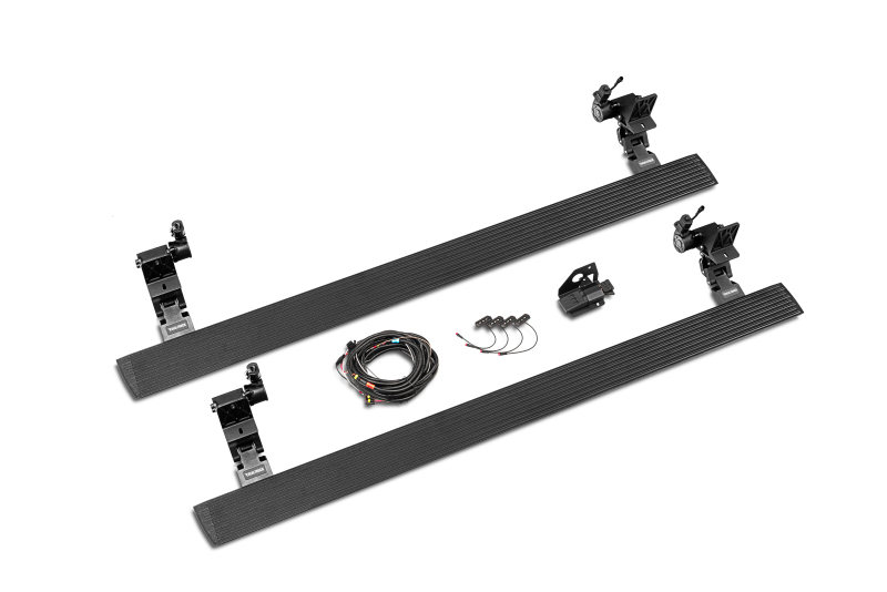 RealTruck 19-24 Ram 1500 Crew Cab 4dr VoltStep Electric Running Board Kit (No Drill) - Tex. Blk - Image 3