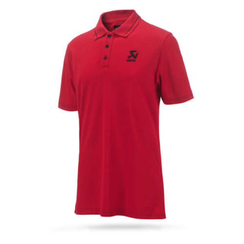Akrapovic Corpo Polo Red Mens - S