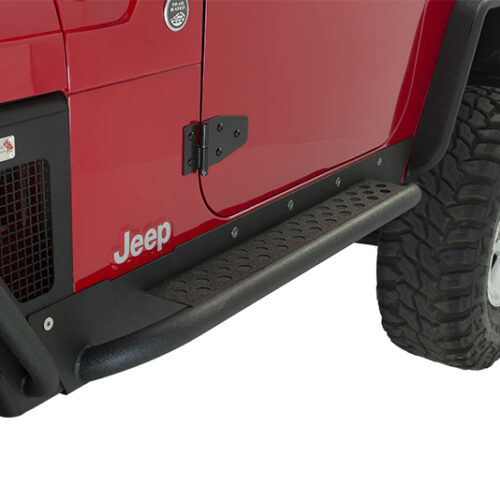 Fishbone Offroad FB23028 97-06 Jeep Wrangler TJ Steel Rock Slider - Black Textured Powdercoat - Image 8