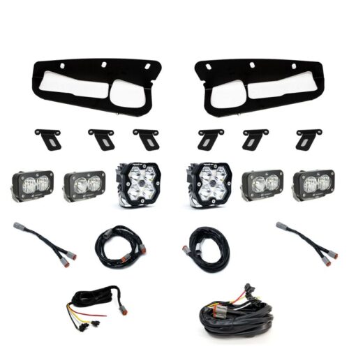 Baja Designs for 21-25 Ford Bronco Squadron 2.0 (Spot) / S2 Sport D/C & W/C FPK Steel Bumper w/UP -Clear