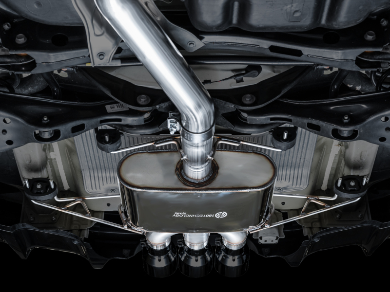 AWE Tuning Touring Edition Exhaust w/ Triple Diamond Black Tips for 2024 Acura Integra Type S DE5 FWD - Image 3