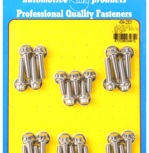 ARP 434-2301 LS1 LS2 SS 12pt Coil Bracket Bolt Kit