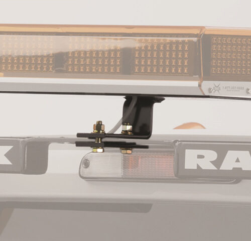 BackRack 91002REC Light Bracket 16in x 7in Base Center Mount