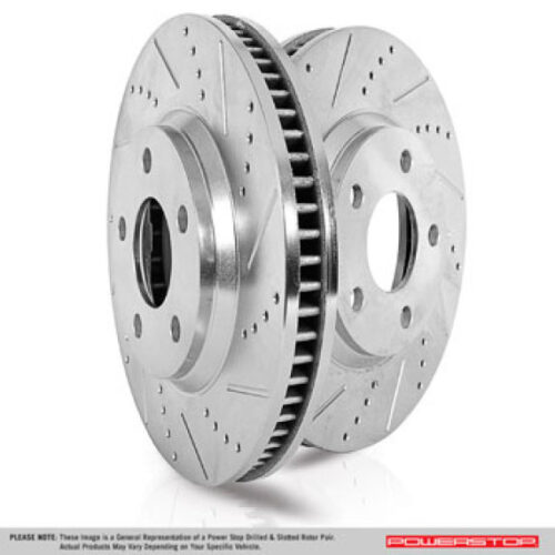 Power Stop 20-21 Chevrolet Corvette Front Evolution Drilled & Slotted Rotor - Pair