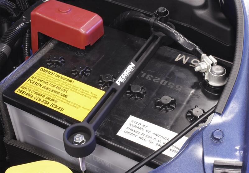 PERRIN 02-26 Subaru Impreza/WRX/STI & 13-26 Crosstrek/BRZ/FR-S/GR86/GR86 Battery Tie Down - Black - Image 9