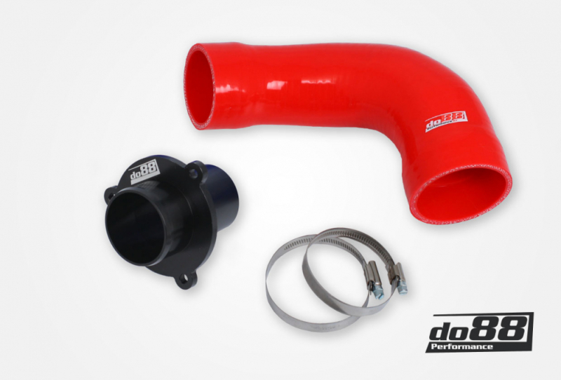 do88 CP-110R-DO88-2 VAG 1.8 2.0 TSI (MQB) Turbo Muffler Delete do88 TR-340 Red Hose