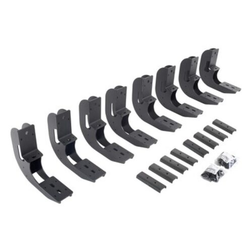 Go Rhino 6940486 19-22 Chevrolet Silverado 1500 CC Mtg Brackets (V-Series V3/RB10 Slim/RB20 Slim) - Tex. Blk
