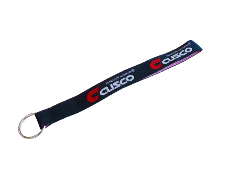 Cusco Keychain with Ring - Black Strap with Cusco Logo