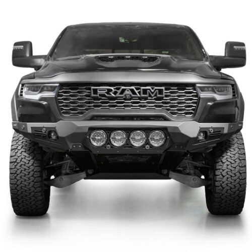 Alternative view of Addictive Desert Designs 25+ RAM 1500 RHO Bomber Front Bumper