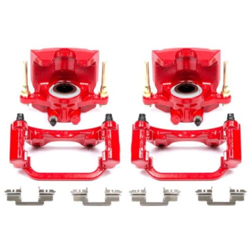 Power Stop 07-16 Cadillac Escalade Rear Red Calipers w/Brackets - Pair
