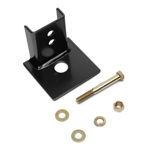 BackRack 91009 Antenna Bracket 3.50in Square with 7/8in Hole Safety Rack Louvered Insert