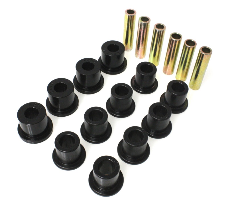 Energy Suspension 2.2107G 87-96 Jeep Wrangler Black Front/Rear Spring and Shackle Bushing