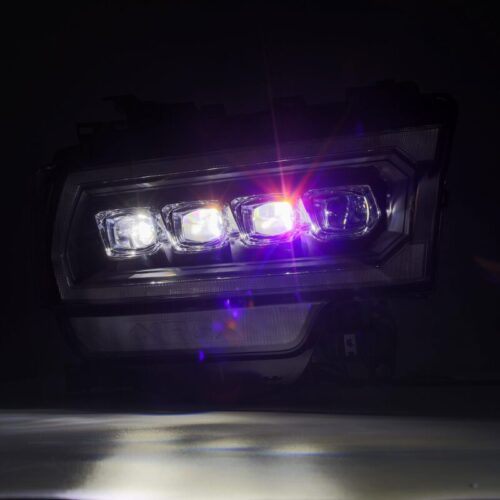 AlphaRex 19-21 Ram 2500 NOVA LED Proj Headlights Plank Style Black w/Activ Light/Seq Signal/DRL - Image 6