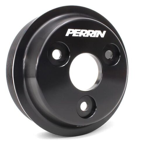 PERRIN 15-21 Subaru WRX / 18-20 Crosstrek / 14-18 FXT Lightweight Water Pump Pulley - Blk - Image 5