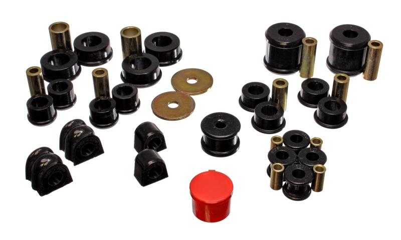 Energy Suspension 19.18101G 02-06 Subaru Impreza/WRX Black Hyper-Flex Master Bushing Set - Image 5
