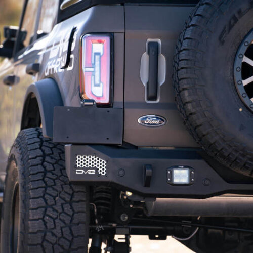 Alternative view of DV8 Offroad RBBR-01 21-22 Ford Bronco MTO Series Rear Bumper