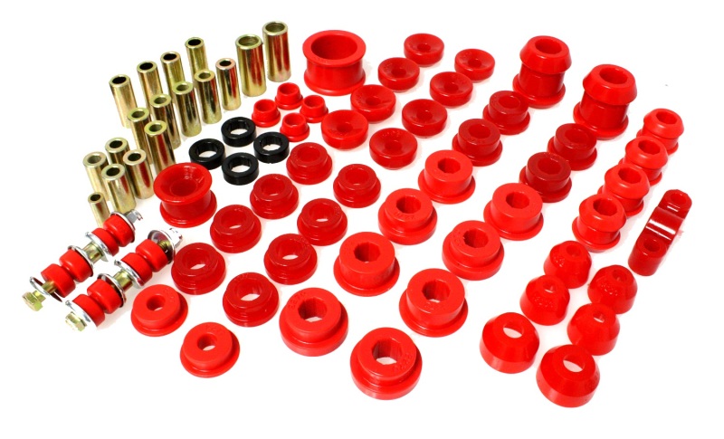 Energy Suspension 16.18103R 92-95 Honda Civic/CRX / 93-97 Honda Del Sol (including VTEC) Red Hyper-Flex Master - Image 5