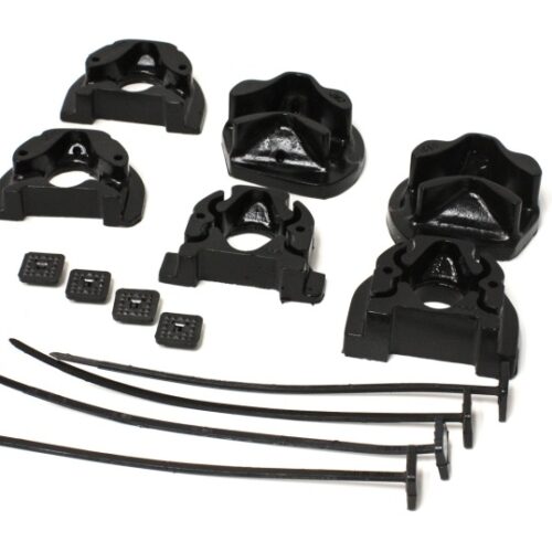Energy Suspension 16.1105G 92-00 Honda Civic (Except 99-00 Si) / 93-97 Del Sol Black Motor Mount Inserts (Man