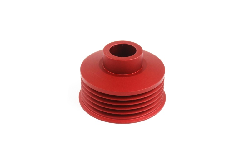 PERRIN 02-05 Subaru WRX / 04-06 STI / 93-11 Impreza Lightweight Alternator Pulley - Red - Image 2