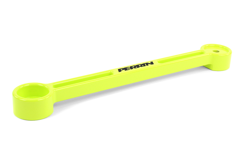 PERRIN 02-26 Subaru Impreza/WRX/STI & 13-26 Crosstrek/BRZ/FR-S/GR86/GR86 Battery Tie Down - Neon Yel - Image 3