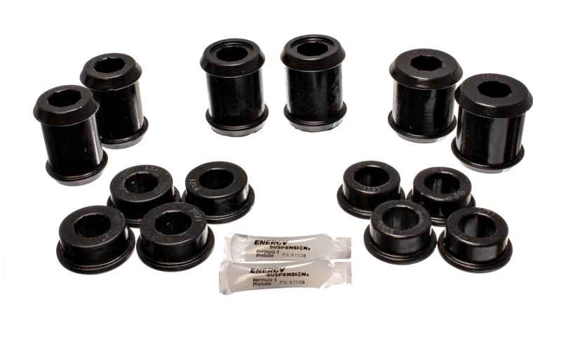 Energy Suspension 3.3177G 04-09 Cadillac XLR/XLR-V / 97-12 Corvette Black Rear End C/A Bushing Set