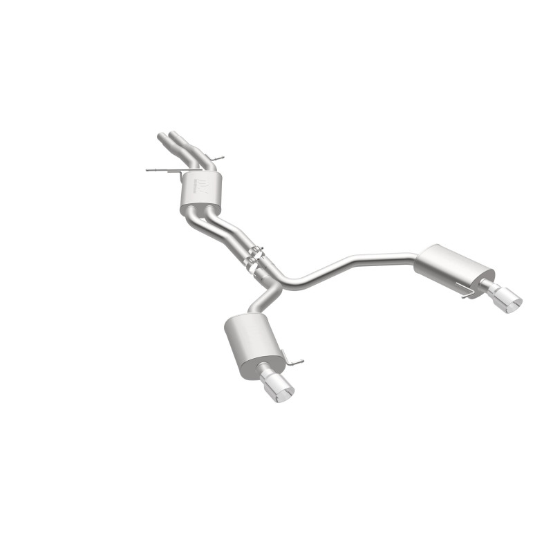 MagnaFlow 19159 Sys C/B 12-15 Audi A6 / A7 3.0L V6 SS 2.5in Dual Split Rear Ext 4in Tips - Image 6