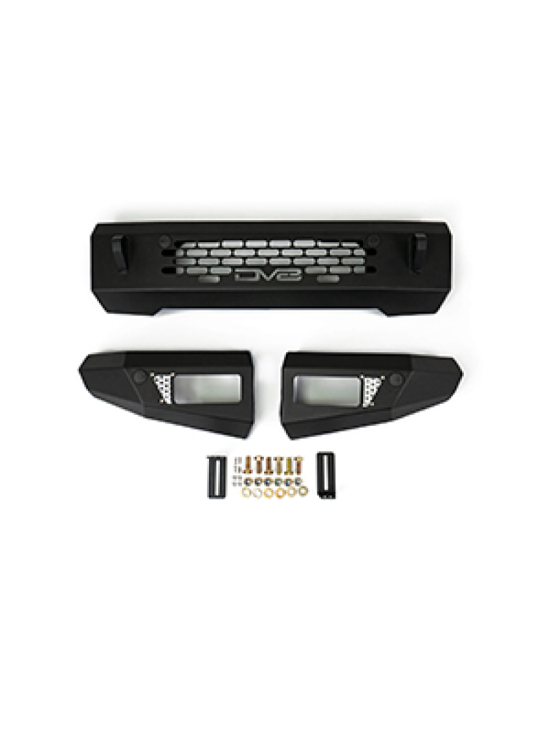 DV8 Offroad FBBR-03 2021+ Ford Bronco Bumper- Accommodates 20in Dual Row Light Bar & (4) 3in Pod Light Mount - Image 10