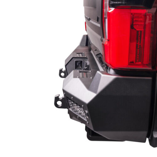 Addictive Desert Designs 23-26 Ford F250/F350/F450 SD HoneyBadger Rear Bumper - Hammer Black - Image 3