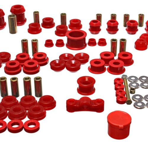 Energy Suspension 16.18105R 94-01 Acura Integra (except Type R) Red Hyper-Flex Master Bushing Set - Image 2