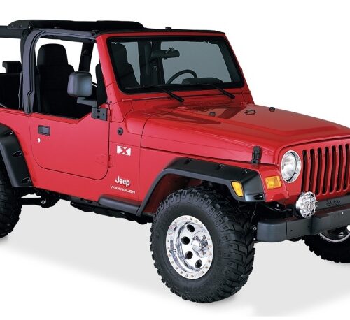 Bushwacker 10917-07 97-06 Jeep TJ Pocket Style Flares 4pc - Black - Image 4