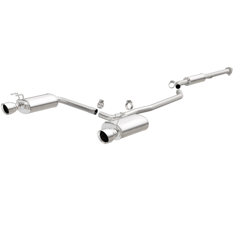 MagnaFlow 19181 Sys C/B 2015 Honda Accord 3.5L V6 2.5in SS Dual Split Rear Polished 4.5 Tip