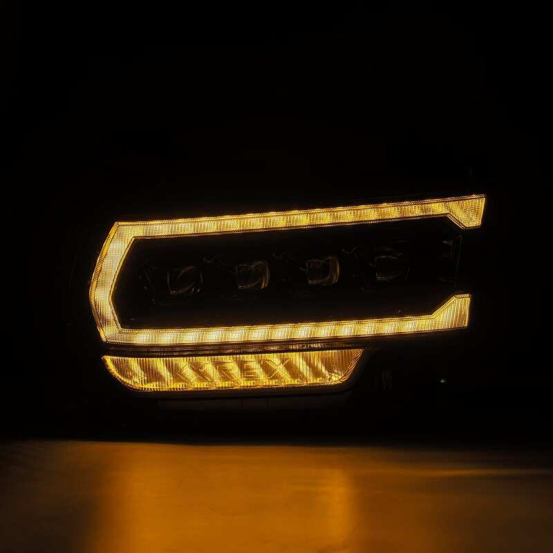 AlphaRex 880552 19-21 Ram 2500 NOVA LED Proj Headlights Plank Style Alpha Blk w/Activ Light/Seq Signal/DRL - Image 6