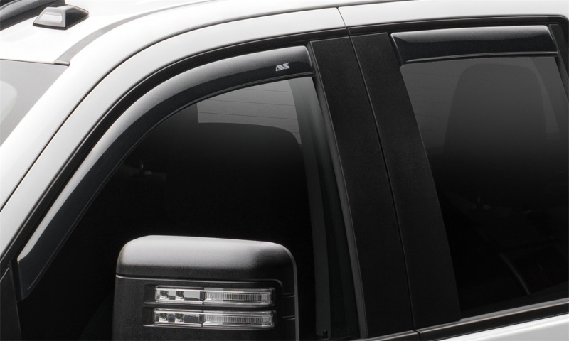 AVS 194805 2019 Chevrolet Silverado 1500 Crew Cab Pickup Ventvisor In-Channel 4pc - Smoke - Image 6